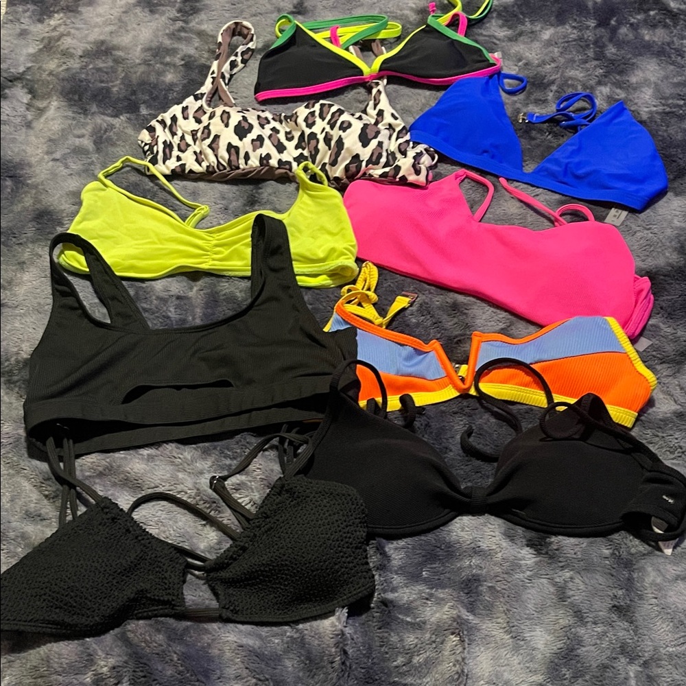 Bikini Top Lot - 9 Tops